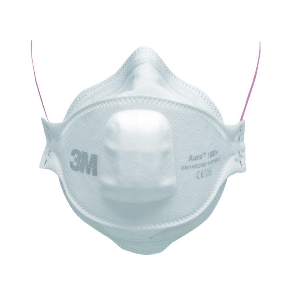 3M™ Aura™ 1883+ FFP3 NR D Respirator with Shrouded Valve (Pack of 8)