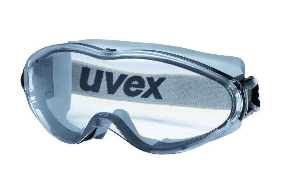 Uvex Ultrasonic 9302 Safety Goggles – Grey/Black Frame, Clear Lens with Supravision HC-AF Coating

