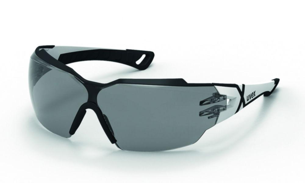 Uvex Protection Spectacles Pheos CX2 9198, White/Black, Lenses PC, Grey, UV 400, 5-25 W, 1 FTKN, CE, Supravision Excellence

