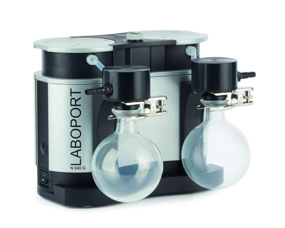 KNF LABOPORT Vacuum Pump System SR 840 G 6mbar, 0.1 bar g, Motor IP 30, 34 l/min, 240 V 50/60 Hz, 299x250x274mm