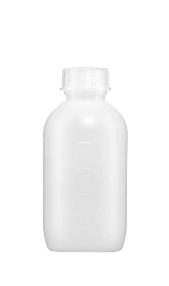 Kautex Textron HDPE Medium Neck Bottle 250 mL Round with Screw Cap