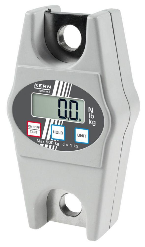 Kern Hanging Scale HCB 1T-3 – 1000 kg / 2000 g, Includes 3 x 1.5 V Batteries

