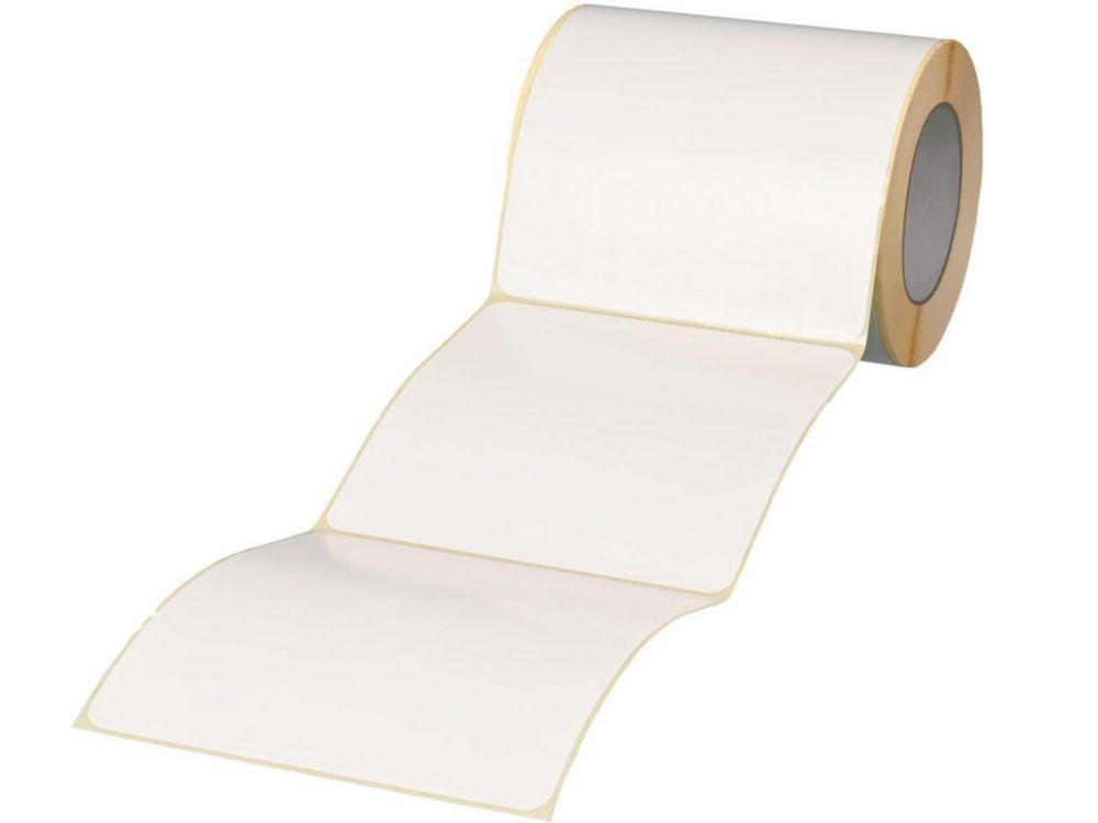 Bürkle Close-it Control Seals, 95 mm x 95 mm, White, Unprinted (Roll of 250)​