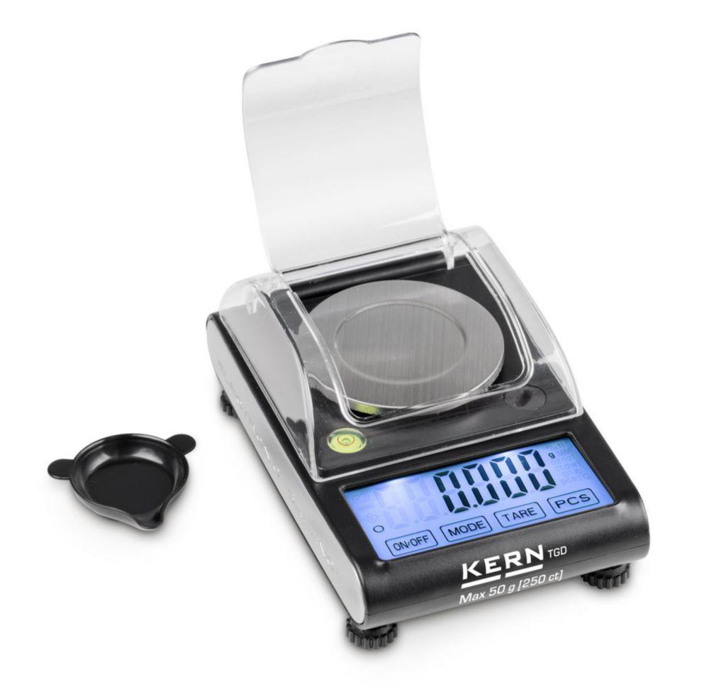 Kern Pocket Scales TGD 50-3CS05, 50g / 0.001g, Pack of 5