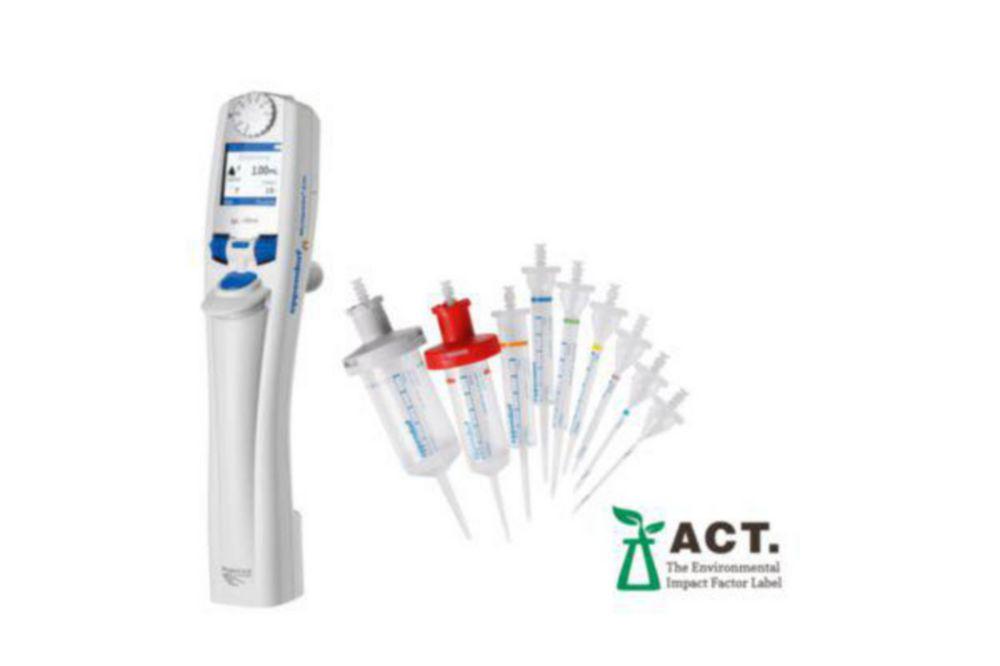 Eppendorf Multipette E3x Handdispenser with Charging Adapter and 2 Combitips Advanced Assortment Packs