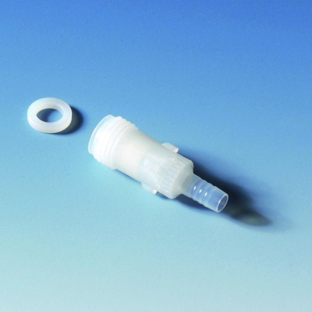 BRAND Inlet Valve with Nozzle (PEEK) for Titrette 25 ml and 50 ml Bottletop Burettes