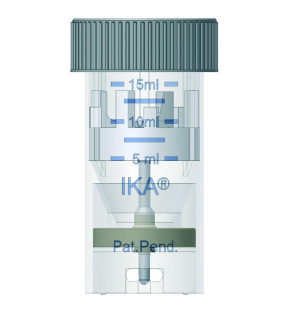 IKA Tube DT-20 20 ml with Rotor-Stator Element (Pack of 25)