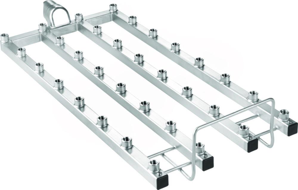 Miele Module 4x8 A 302/3 for Holding Laboratory Glass with 16 Nozzles A 844 and 16 Düsen A 845

