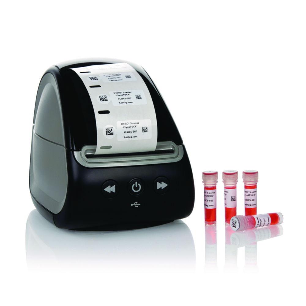 GA CryoSTUCK Labels for Frozen Surfaces 1.125" x 0.625" + 0.437" / 28.6mm x 15.9mm + 11.1mm Roll with 750 Labels

