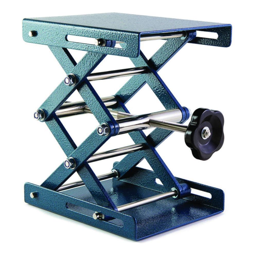 Juchheim Laboratory Jacks 130 x 160 mm Height Adjustment 60-250 mm Aluminium Plate Operating Load 7 kg

