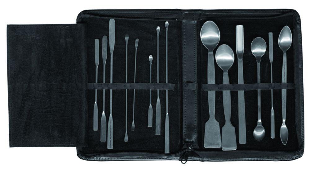Karl Hammacher Spoon and Spatula Set, 14 Pieces in Plastic Case

