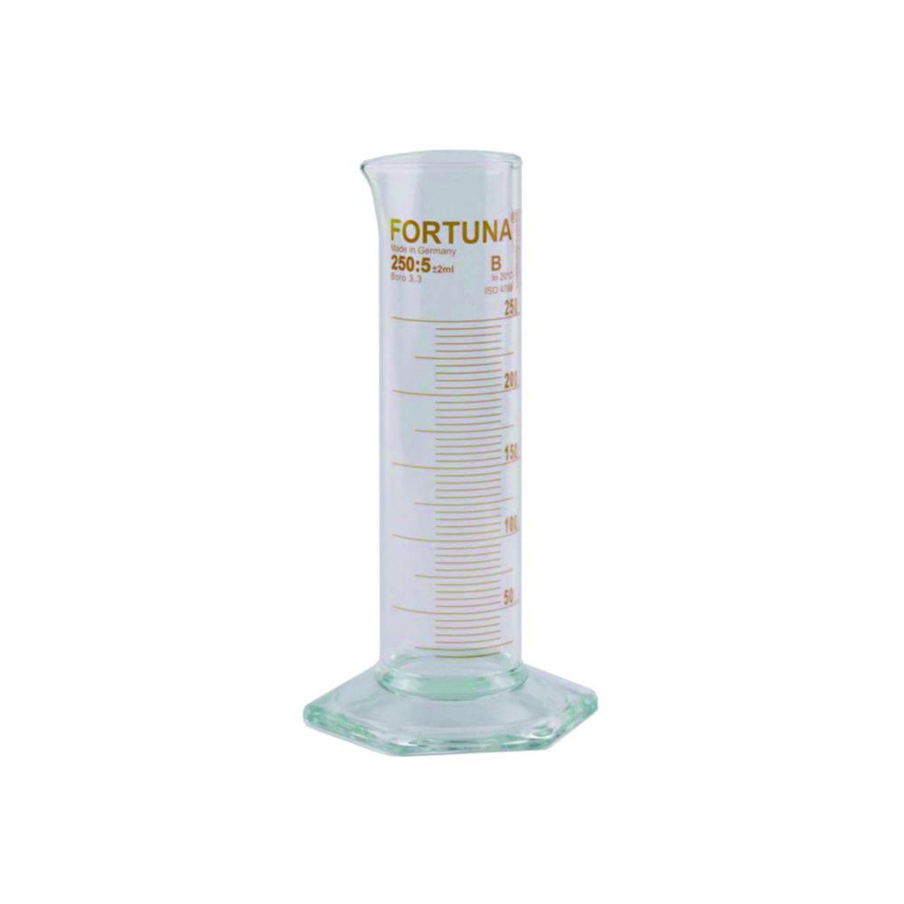 Poulten & Graf Measuring Cylinder 100:2 Ml Small Form, Class B, Boro'Glass