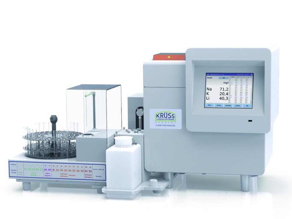 Kruss Flame Photometer FP8700 with Sampler, Diluter and Mixer 0.01 mg/L, with Diluted Sample Supply

