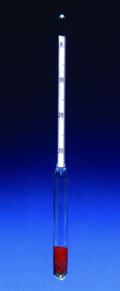 GECO Hydrometer ACCTO Baumé 0-20 BE, 1.0 BE, 230 mm (Without Thermo Scientificmeter)