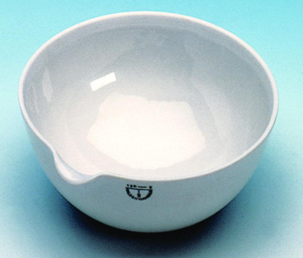 Haldenwanger Evaporating Basin, 115mm Ø, Porcelain, Form B, Semi-Deep, DIN 12903