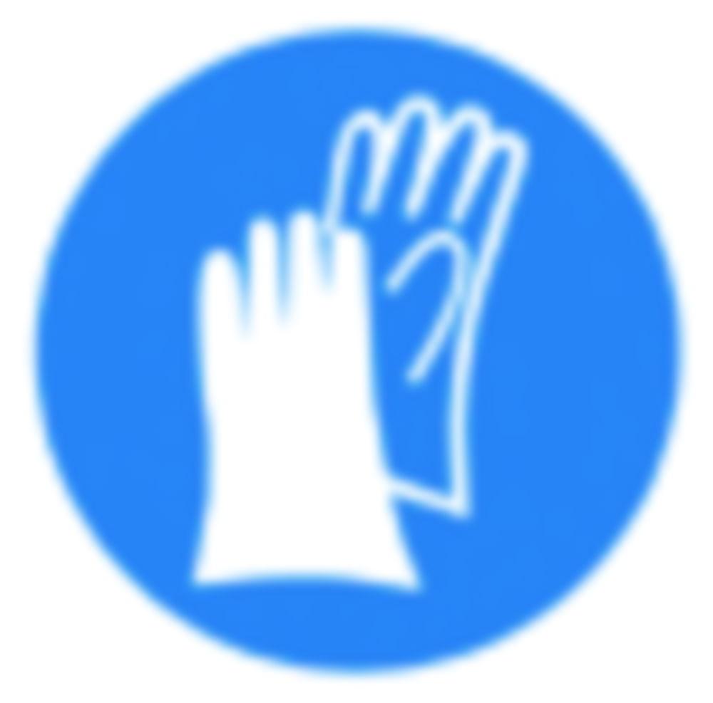 Gebra SecuBox MIDI 23.6x22.5x12.5 cm Transparent Protection Gloves with Wrist Protection

