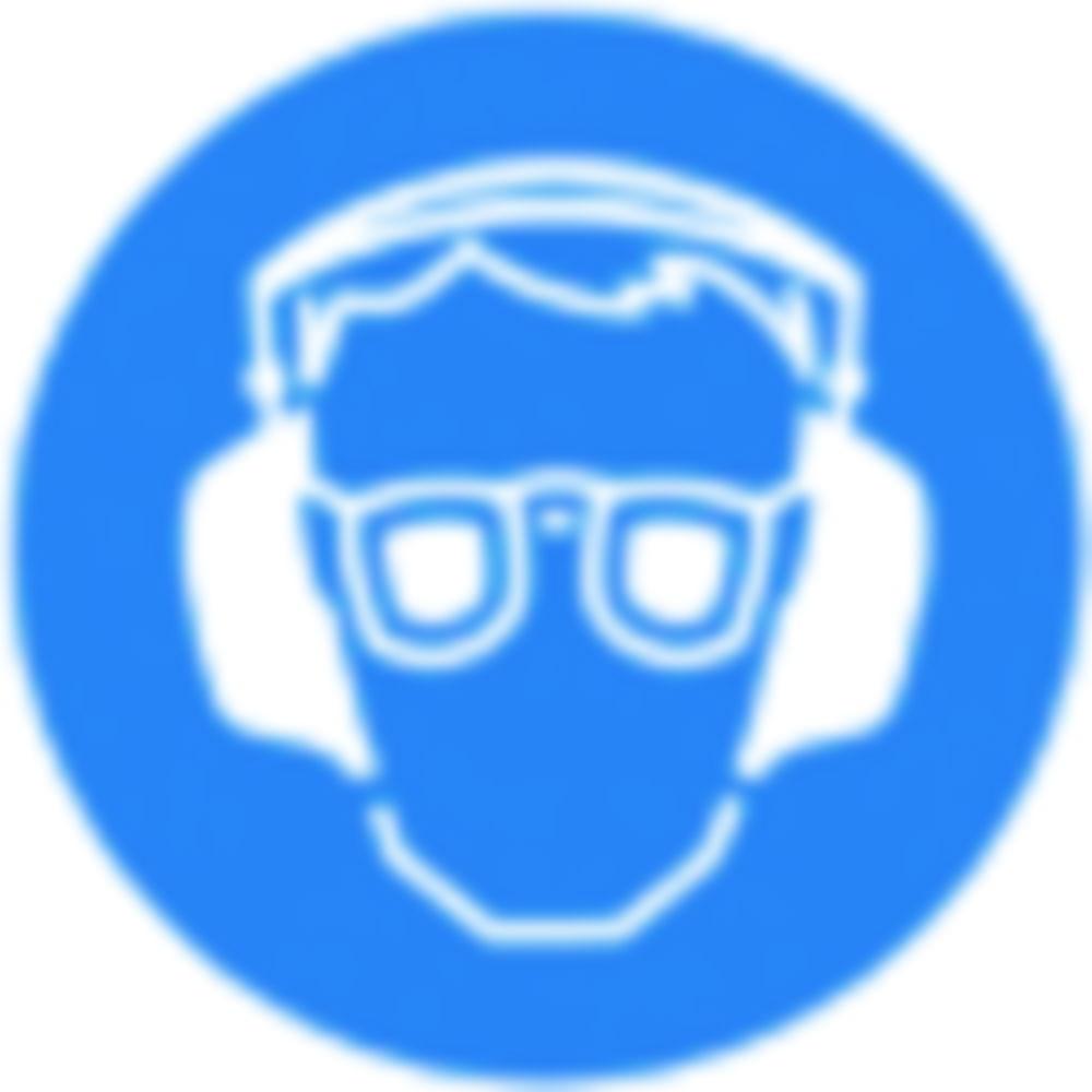 Gebra SecuBox MIDI 23.6x22.5x12.5 cm Blue Eye/Ear Protection
