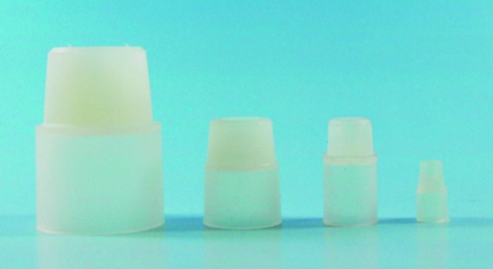 Saint-Gobain Silicone Stopper with Fold-Down Edges, Diameter 14.9 mm