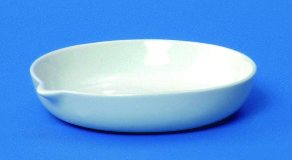 LLG Evaporating Dish 208/6, 450mL, 160x40mm, Low Form with Drain