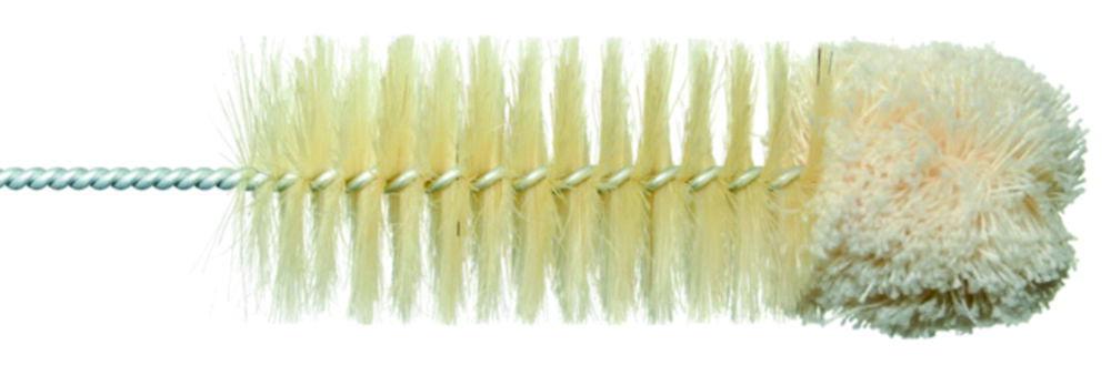 Reitenspieß-Bürsten Cylinder Brush 350 mm x Ø50 mm with Wool Head for Laboratory Use