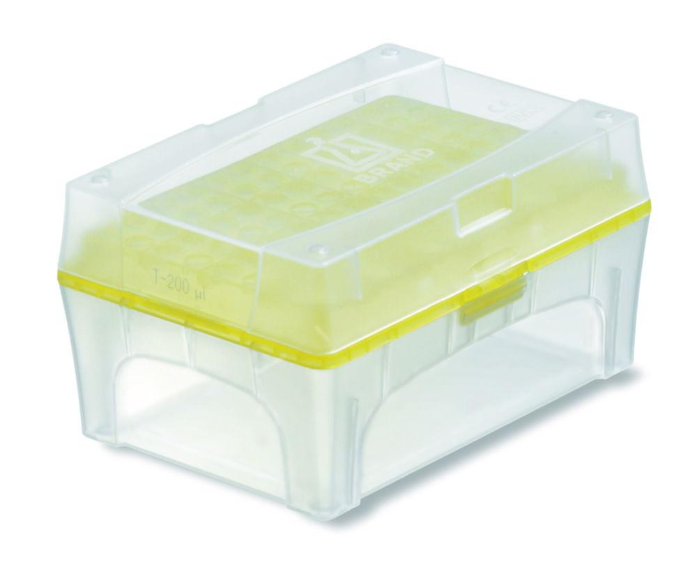 BRAND Tip Box Empty Yellow Tip Tray 200 µL