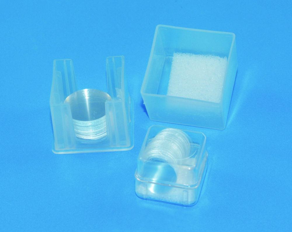 Epredia Cover Slips Round, Pure White, 0.13-0.16 mm Thickness, Diameter 12 mm (Pack of 100)