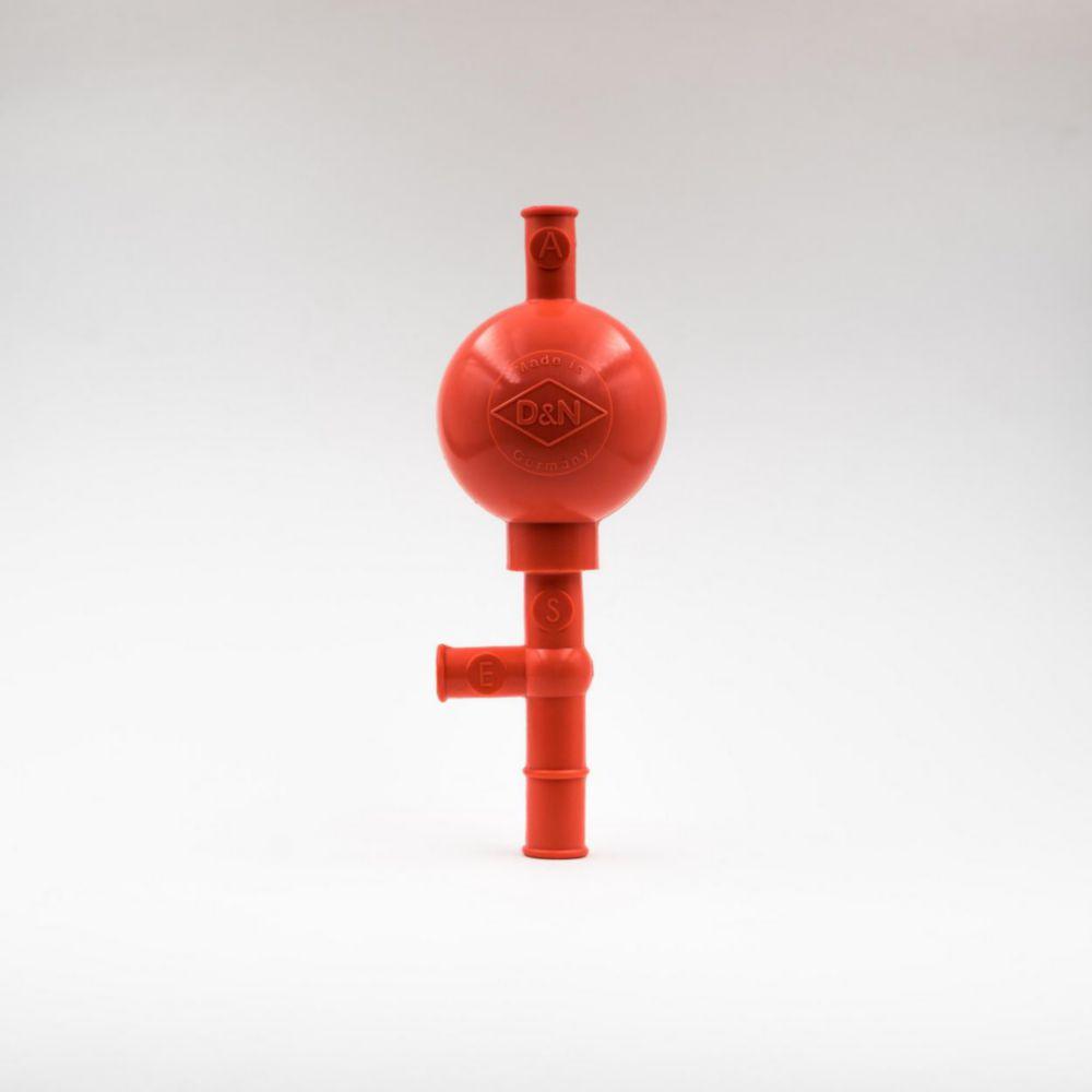 Deutsch & Neumann Flip™ Safety Pipette Filler, Universal Type, Red