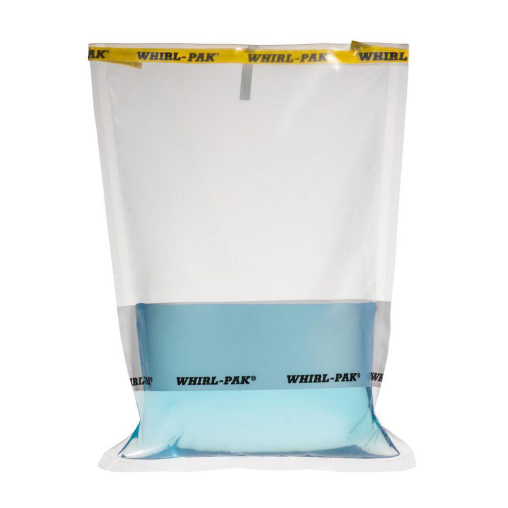 Nasco Whirl-Pak Homogeniser Bags 190x300mm, Writing Field, PE, Sterile, 1650mL Capacity, 1100mL Filling Volume (Pack of 500)