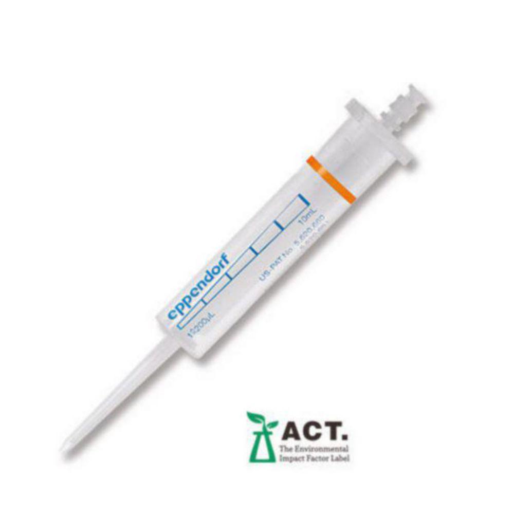 Eppendorf CombiTips Advanced 10 mL Biopur, Colour Code Orange, Pack of 100