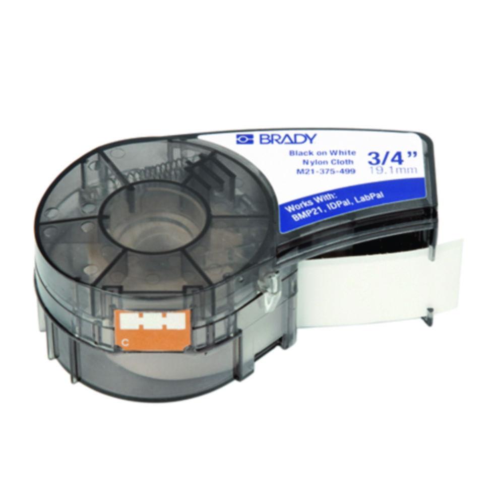 Brady High-Performance Labels White Nylon Cloth B-499-M21-750-499-19.05 mm x 4.8 m Roll