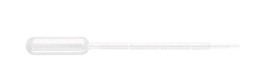 Ratiolab Pasteur Plast Pipets 1 mL, Graduated, 150 mm, Non-Sterile PE 201C, Pack of 500

