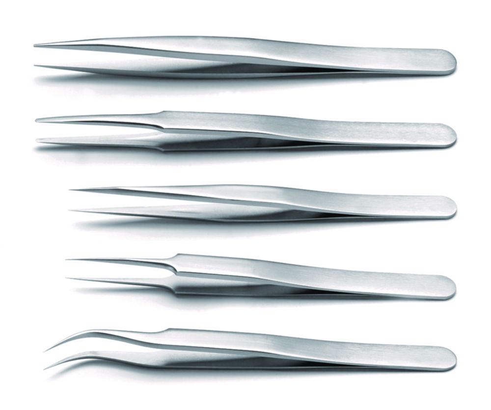 Ideal-tek High Precision Tweezers (110 mm, Type 5.SA, Extra Fine Tip, Stainless Steel, Anti-Magnetic, Anti-Acid)