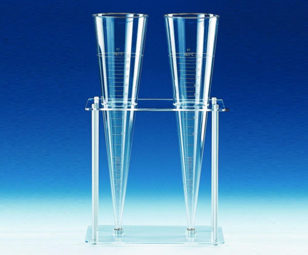 Kartell Sedimentation Cone Rack Acrylic for Two Plastic Imhoff Cones