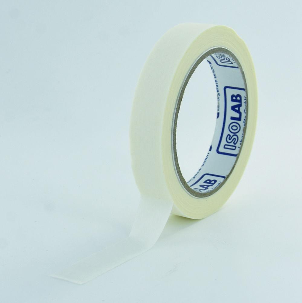 ISOLAB Writable Adhesive Label Tape 19 mm White, 30 m Roll