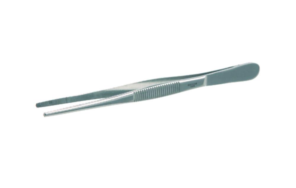 BOCHEM Forceps, Blunt 11.5 cm, Blunt, Straight, 18/10 Steel
