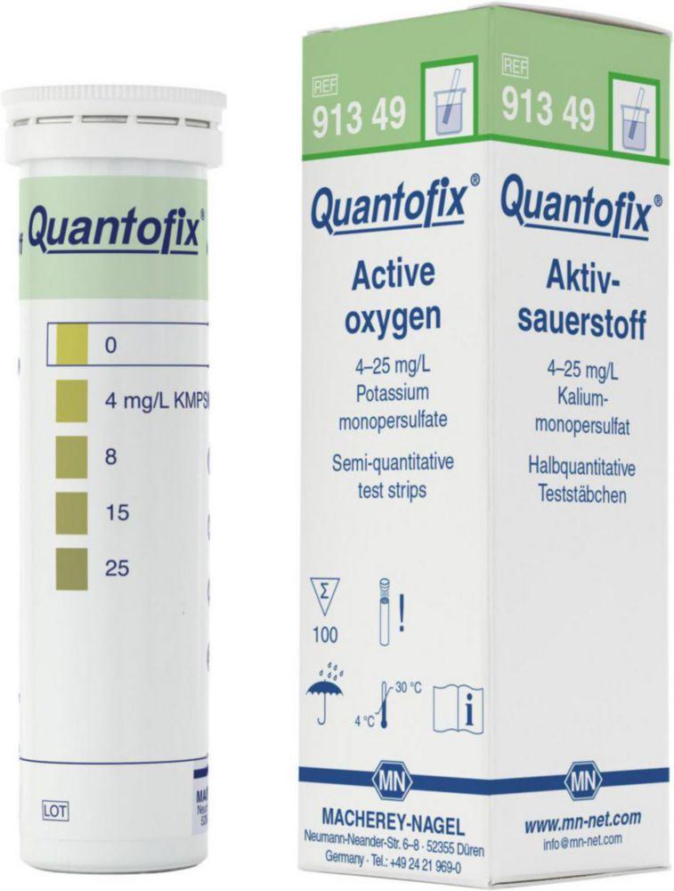 Macherey-Nagel Quantofis Test Kit Aktice Oxygen Potassium Monopersulfate Pack of 100 Test Strips

