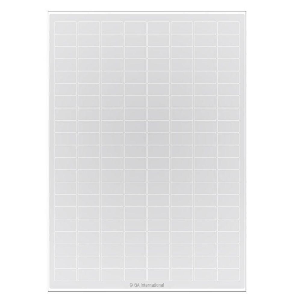 GA Cryogenic Labels for Laser Printers 23mm x 13mm White Pack of 2688 Labels