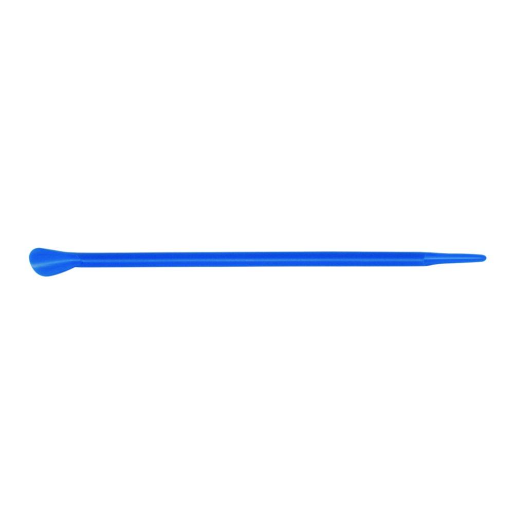 Heathrow Scientific Disposable Spatula SmartSpatulas, 210mm, Ø 7mm, Blue, Pack of 300