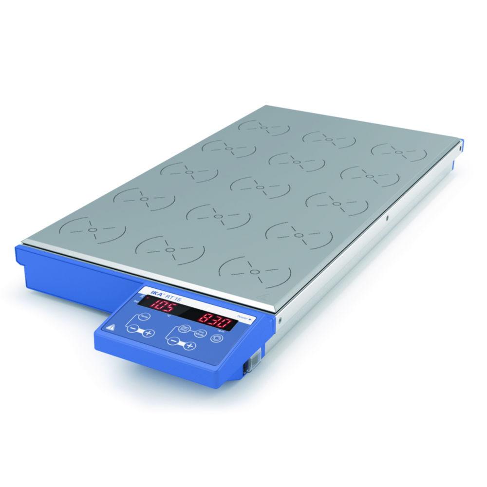 IKA Multi-Position Magnetic Stirrer RT 15 Digital, with 15 Stirring Places, with Heating