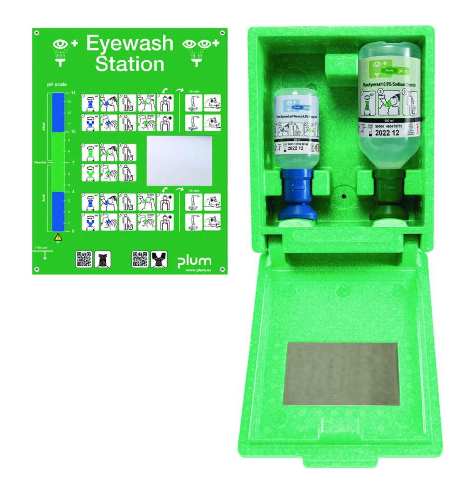 B-Safety Plum Eye Wash Station in Wall Box