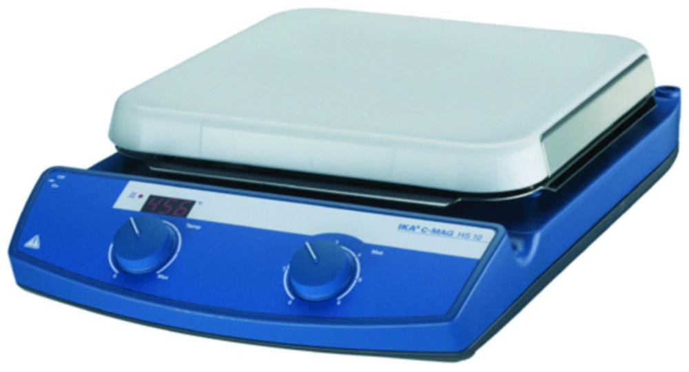 IKA Magnetic Stirrer C-MAG HS 10 S 2 with Heating, Glass Ceramics Heating Plate with UK Plug
