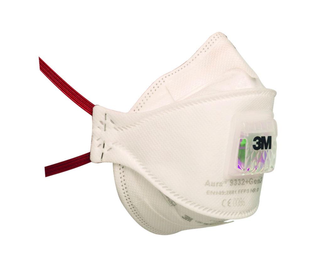 3M™ Aura™ 9332+GEN3 FFP3 NR D Respirator with Exhaust Valve (Pack of 10)
