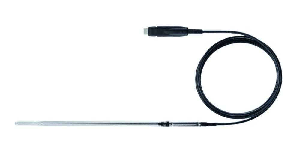 Testo Laboratory Probe Glass-Coated Digital With Pt100 Temperature Sensor, Measuring Range -50°C...+400°C