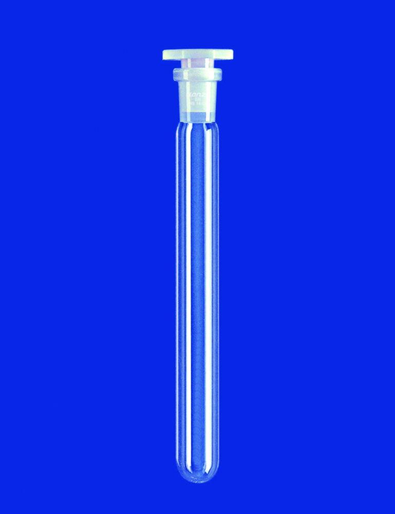 Lenz-Laborglas  & Co. KG Test Tube with Round Bottom and NS Socket (NS 14/23, Volume 12mL)

