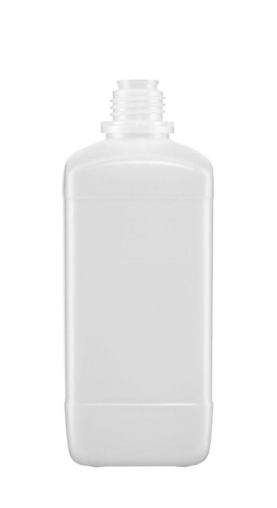 Kautex Square Reagent Bottle Narrow Neck PE HD Cap 1000mL (Without Screw Cap)

