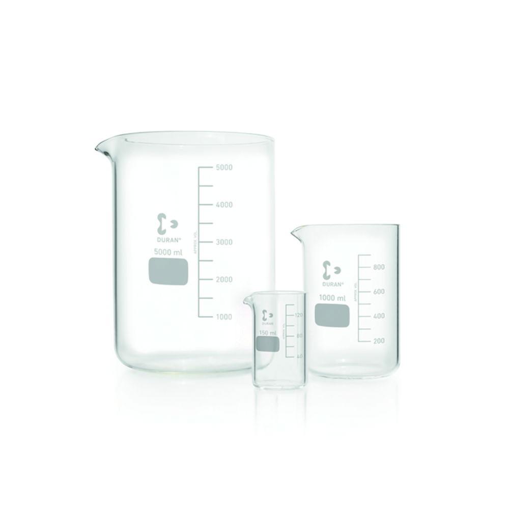 DWK Duran Filtering Beaker with Spout, 250 mL