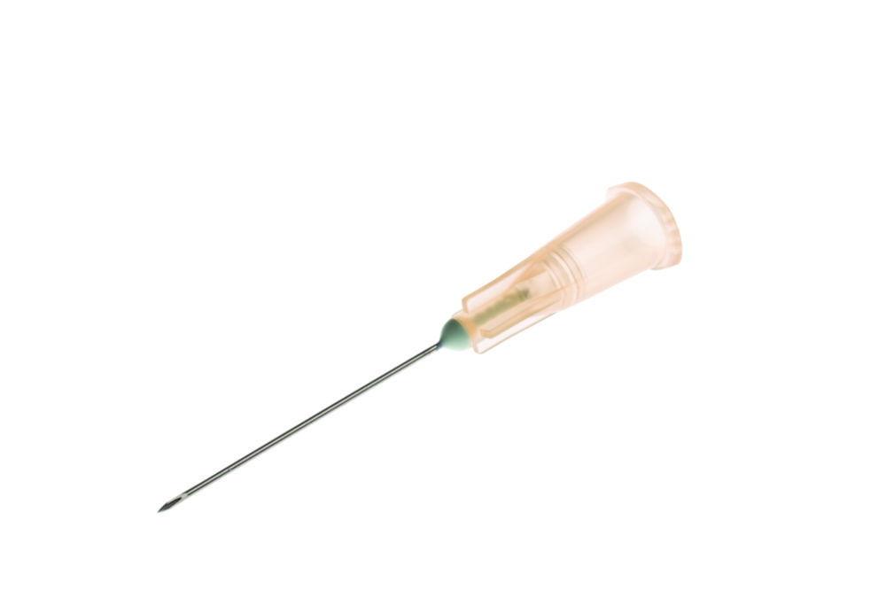 Becton Dickinson Microlance 3 Disposable Needles 25G x 1" No. 18, 0.50x25 mm, Thin-Walled, Orange, EO-Sterilized, Pack of 100