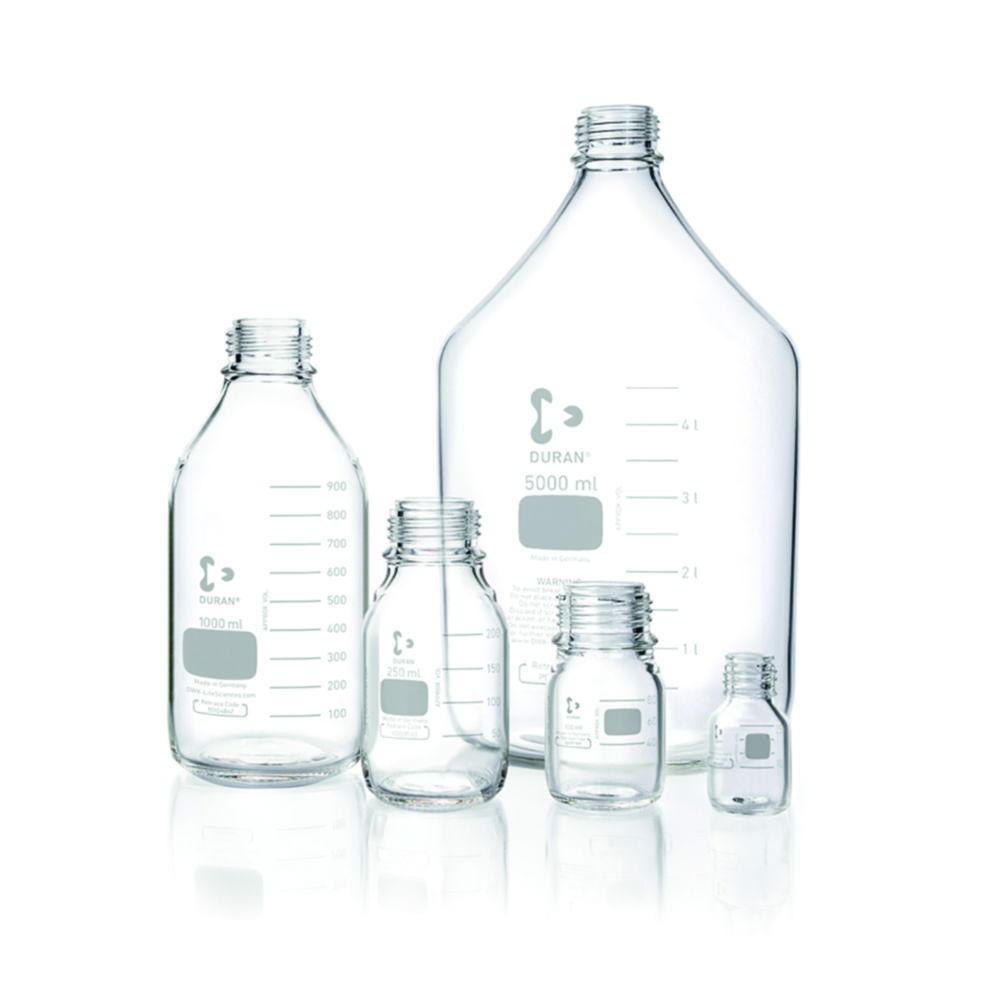 DWK Duran Laboratory Bottle, 50ml, Without Cap and Ring