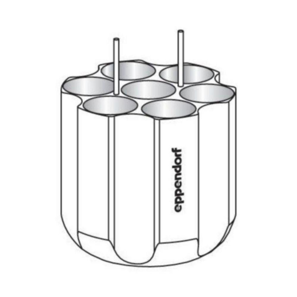 Eppendorf Adapter for 7x50 mL Conical Tubes for Rotor S-4-104, S-4x750, S-4x1000, Pack of 2 Pieces

