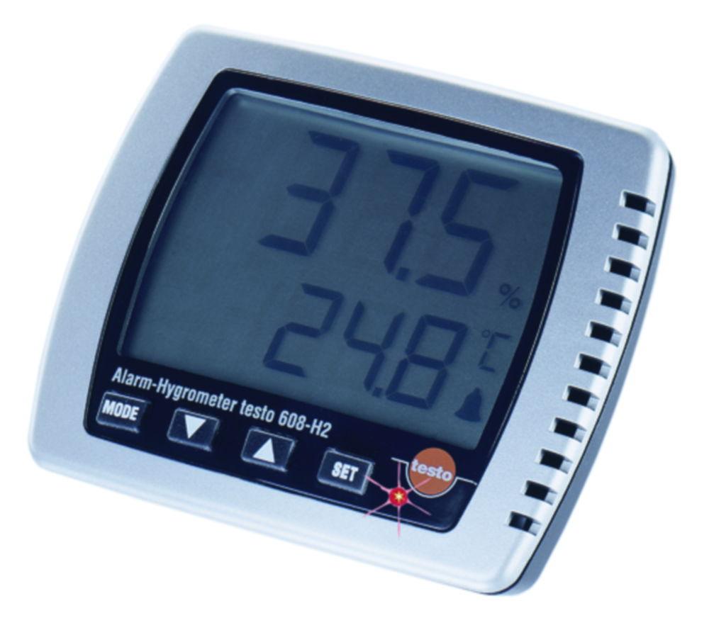Testo Thermo-Hygrometer 608-H2 with Alarm